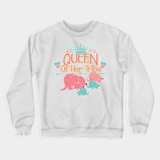 Queen Of Her Tribe Crewneck Sweatshirt